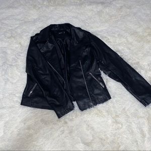 Faux Leather Jacket